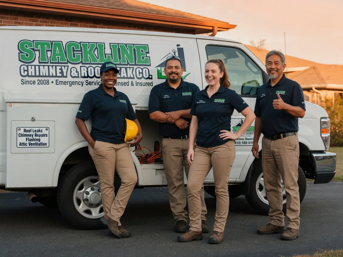 Chimney flashing repair company in Muskogee, OK